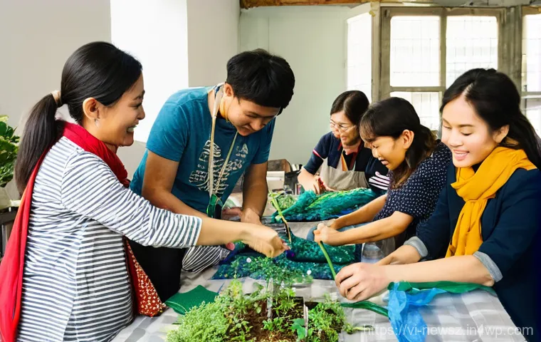 업사이클링 스타트업을 위한 콘텐츠 마케팅 전략 - **"Young Vietnamese Artisan Crafting Upcycled Denim Bag"**
    A bright, inviting image featuring a ...